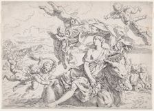 The Rape of Europa, after Reni, ca. 1636. Creator: Simone Cantarini