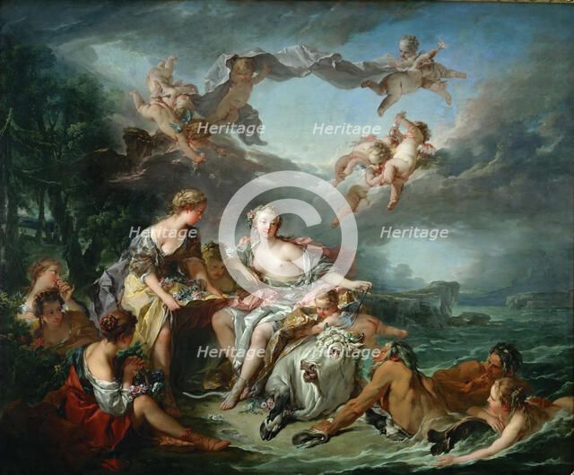 The Rape of Europa. Artist: Boucher, François (1703-1770)
