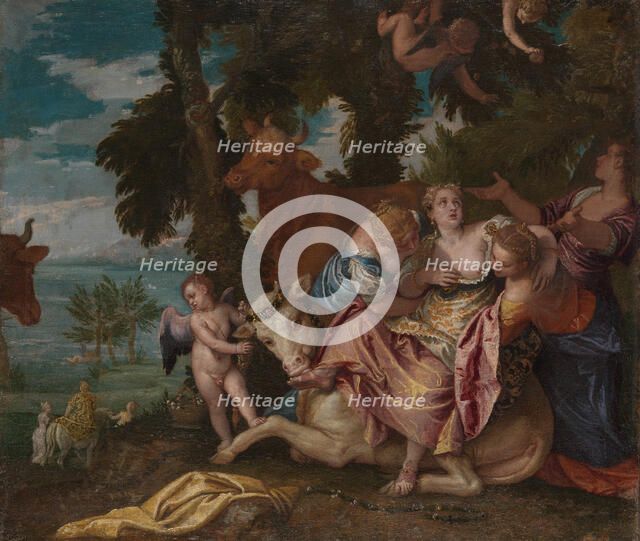 The Rape of Europa, c. 1570. Artist: Veronese, Paolo (1528-1588)