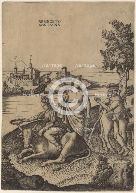 The Rape of Europa, c. 1515/1520. Creator: Benedetto Montagna.
