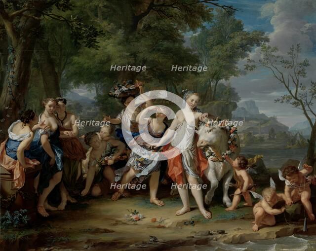 The Rape of Europa, c.1735-c.1740. Creator: Nicolaas Verkolje.
