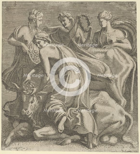 The Rape of Europa, ca. 1542-45. Creator: Leon Davent.