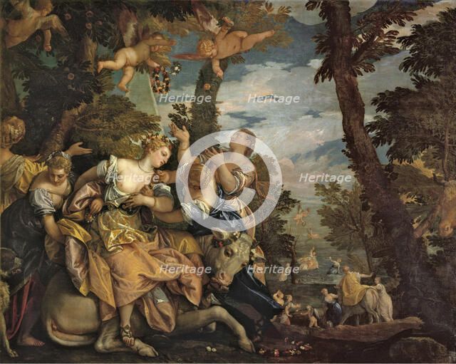 The Rape of Europa, ca 1574. Creator: Veronese, Paolo (1528-1588).