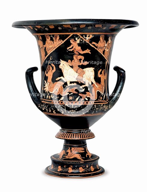The Rape of Europa. Krater, ca 370-360 BC. Creator: Art of Ancient Rome, Attican Art  .