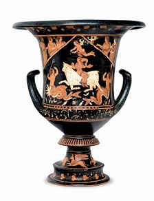 The Rape of Europa. Krater, ca 370-360 BC. Creator: Art of Ancient Rome, Attican Art