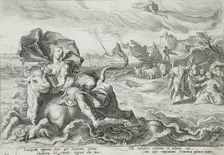 The Rape of Europa, published 1590. Creator: Hendrik Goltzius