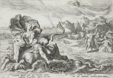 The Rape of Europa, published 1590. Creator: Hendrik Goltzius
