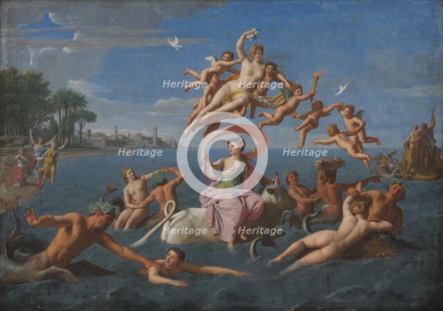 The Rape of Europe, 1659-1717. Creators: Nicolas Colombel, Francesco Albani.
