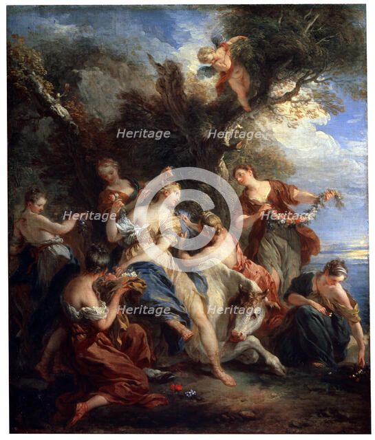 'The Rape of Europe', c1725. Artist: Francois Lemoyne