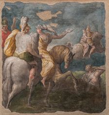 The Rape of Helen, 1566. Creator: Zanguidi (Bertoia), Jacopo (1544-1574)
