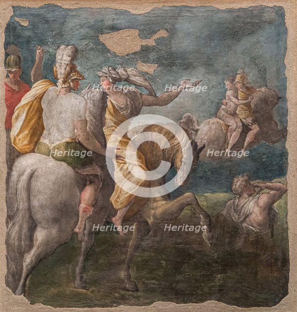 The Rape of Helen, 1566. Creator: Zanguidi (Bertoia), Jacopo (1544-1574).
