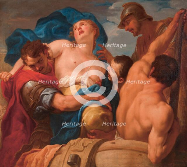 The Rape of Helen, ca. 1695. Creator: Molinari, Antonio (1655-1704).
