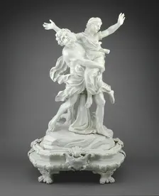 The Rape of Orithyia by Boreas, Italy, c. 1745. Creators: Doccia Porcelain Factory, Gaspero Bruschi