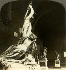 The Rape of Polyzena, in the Loggia dei Lanzi, Florence, Italy c1909. Creator: Unknown
