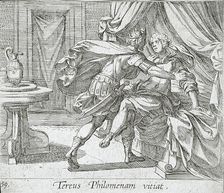The Rape of Philomela, published 1606. Creators: Antonio Tempesta, Wilhelm Janson