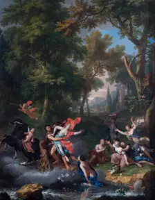 The Rape of Proserpina 18th century. Artist: Jan van Huysum