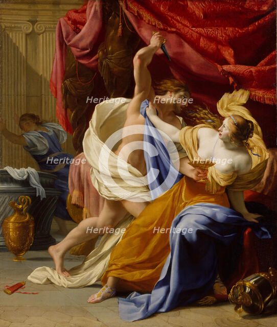 The Rape of Tamar, probably ca. 1640. Creator: Eustache Le Sueur.