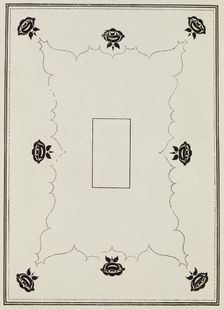 The Rape of the Lock, reduction of cover design, 1897. Creator: Aubrey Beardsley