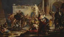 The Rape of the Sabine women, 1718-1719. Creator: Tiepolo, Giambattista (1696-1770)