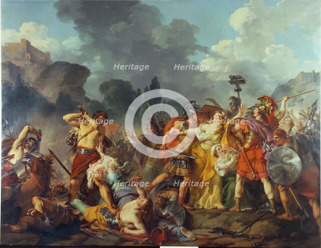 The Rape of the Sabine women, 1781.