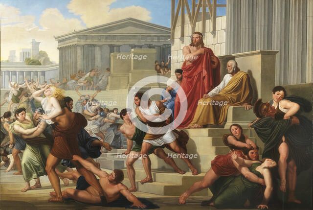 The Rape of the Sabine Women, 1823-1824. Creator: Palagi, Pelagio (1775-1860).