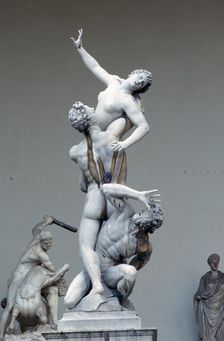 The Rape of the Sabine Women c1583. Artist: Giambologna