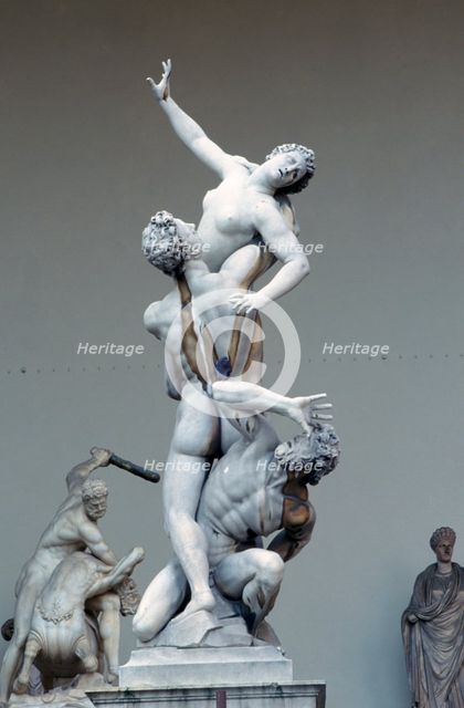 'The Rape of the Sabine Women', c1583. Artist: Giambologna