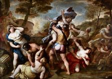 The Rape of the Sabine Women, c.1680. Creator: Giordano, Luca (1632-1705)
