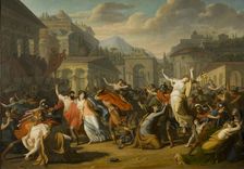 The Rape of the Sabine Women. Creator: Courteille, Nicolas, de (1768-after 1830)