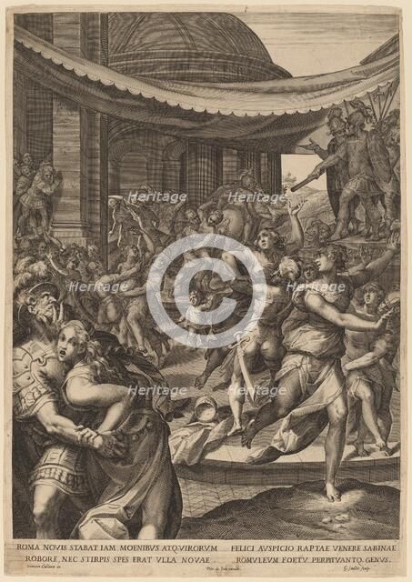 The Rape of the Sabines. Creator: Aegidius Sadeler II.