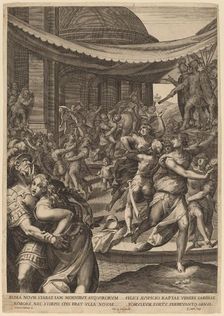 The Rape of the Sabines. Creator: Aegidius Sadeler II