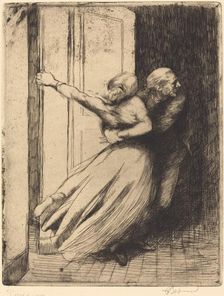 The Rape (Le Viol), c. 1886. Creator: Paul Albert Besnard