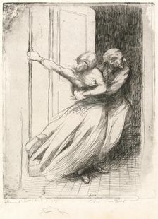 The Rape (Le Viol), c. 1886. Creator: Paul Albert Besnard