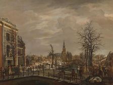 The Rapenburg in Leiden, 1807. Creator: Carel Lodewijk Hansen