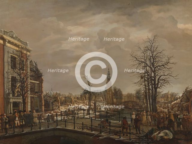 The Rapenburg in Leiden, 1807. Creator: Carel Lodewijk Hansen.