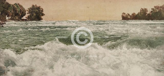 The Rapids above the Falls, Niagara, ca 1900. Creator: Unknown.
