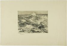 The Rapids Above Niagara, 1886. Creator: Thomas Moran