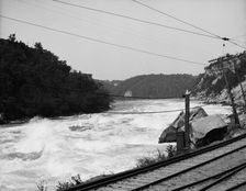 The Rapids, along the [Great] Gorge route [Niagara Gorge Railroad], Niagara Falls, c1900-1910. Creator: Unknown
