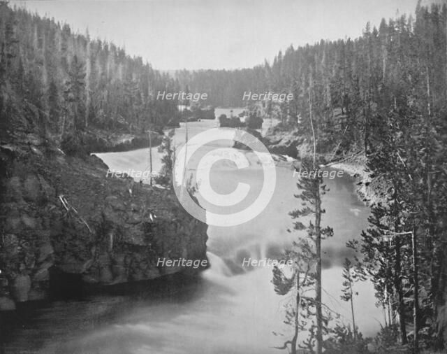 'The Rapids of the Yellowstone', 19th century. Artist: Unknown.
