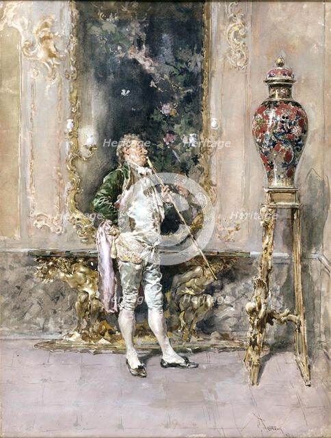 The Rare Vase, 1870. Creator: Mariano Jose Maria Bernardo Fortuny y Carbo.