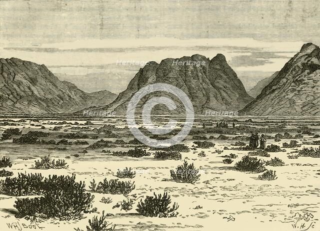 'The Ras Sufsafeh (Mount Sinai)', 1890.   Creator: Unknown.