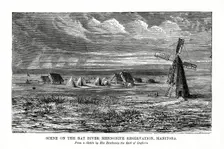 The Rat River Mennonite resevation, Manitoba, Canada, late 19th century