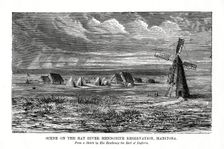 The Rat River Mennonite resevation, Manitoba, Canada, late 19th century