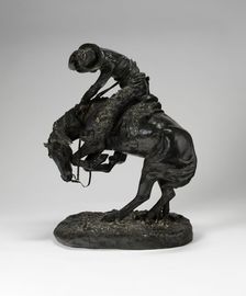 The Rattlesnake, Modeled 1905, cast 1918. Creator: Frederic Remington