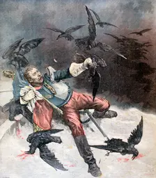 The Raven 1890. Creator: F Meaulle