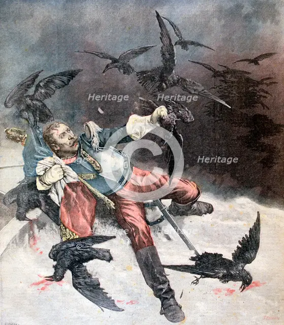 'The Raven', 1890. Creator: F Meaulle.