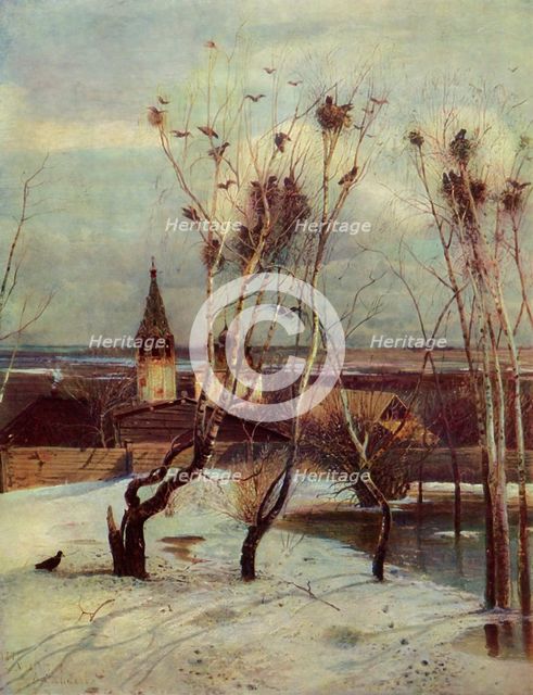 'The Ravens Have Arrived', 1871, (1965). Creator: Aleksey Savrasov.