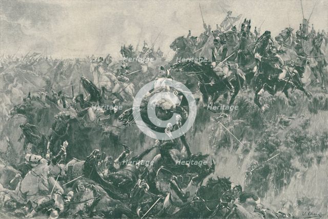'The Ravine at Waterloo', 1815, (1896). Artist: Unknown.