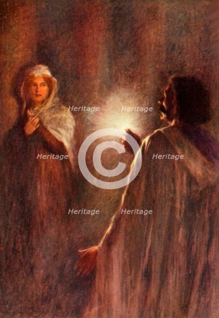 'The rays shone upon the maiden', 1917. Creator: Unknown.