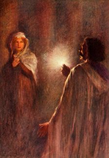 The rays shone upon the maiden 1917. Creator: Unknown